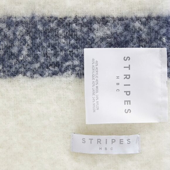 Hudson Bay Throw Blanket All Season with HBC Stripes - Picture 3 of 4